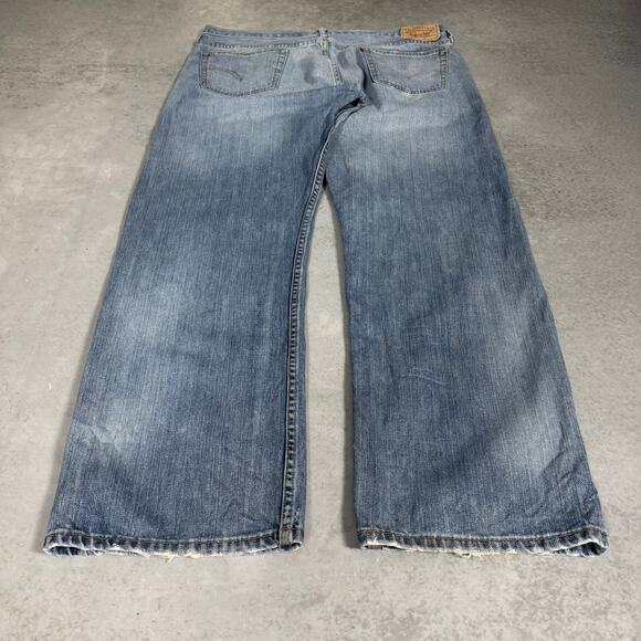 Levi’s 569 Loose Straight Light Wash Denim Jeans - Size: 36x32 - Picture 4 of 10